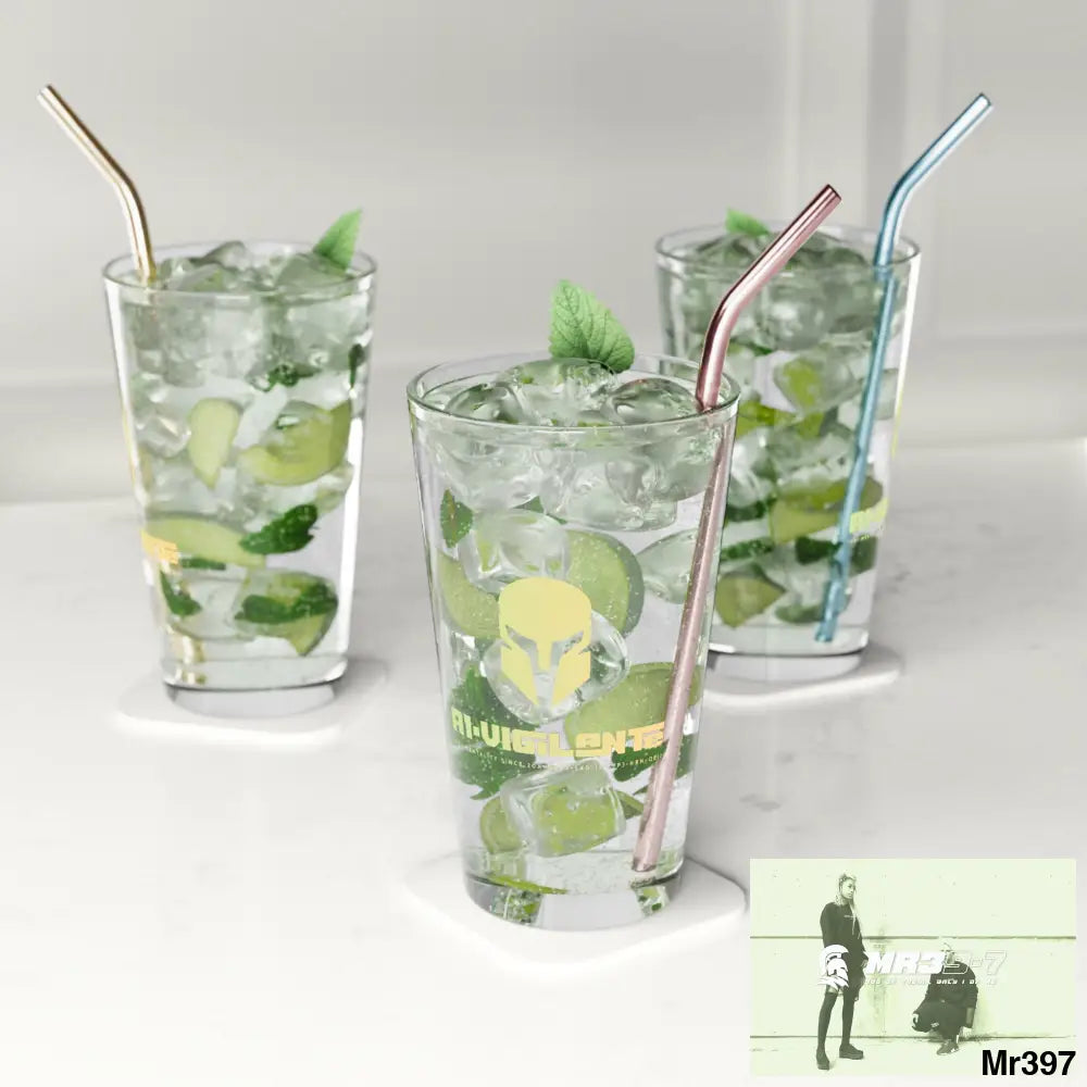 A1-Vigilante Pint Glass 16oz 16oz Mug