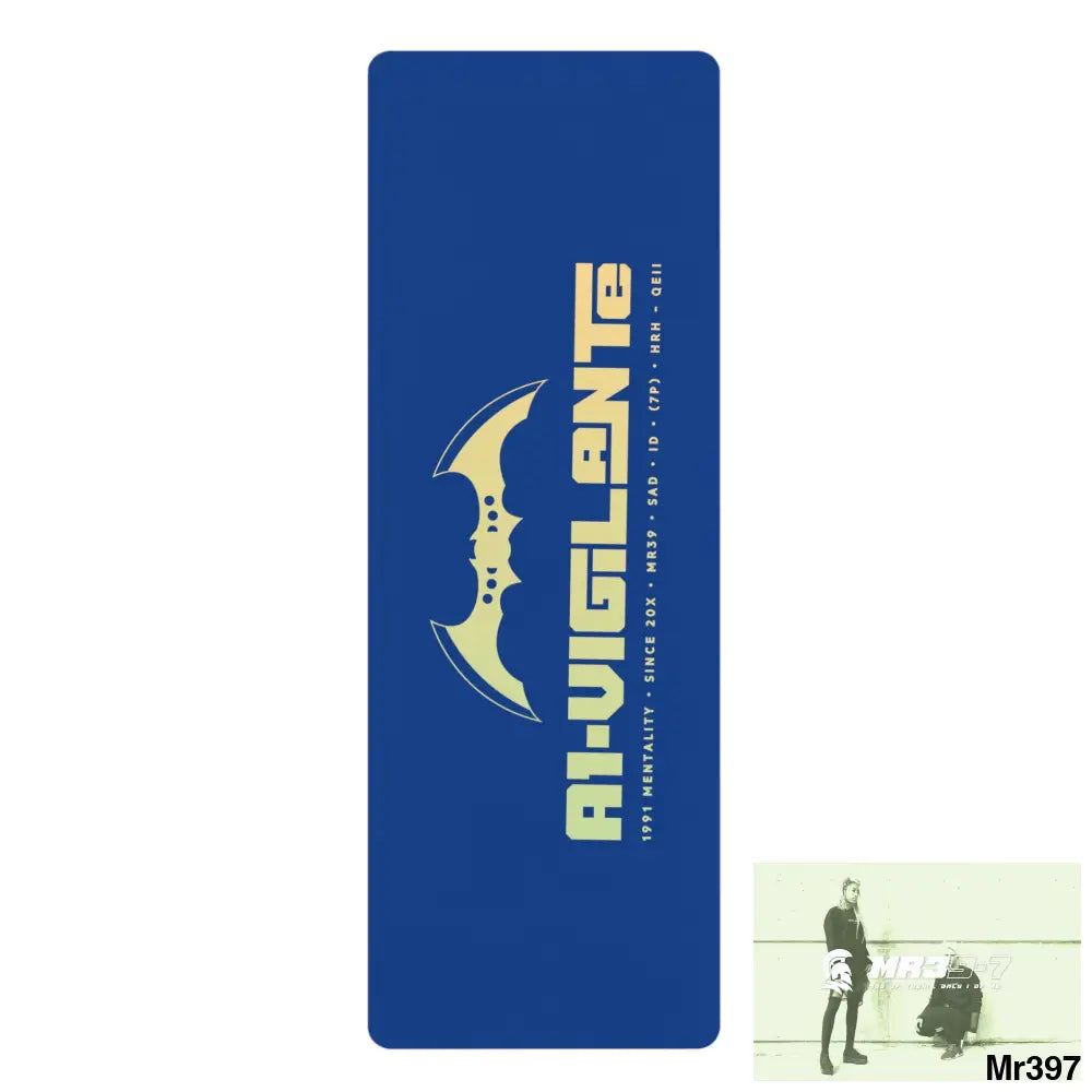 A1-Vigilante Rubber Yoga Mat 24” x 68” Home Decor