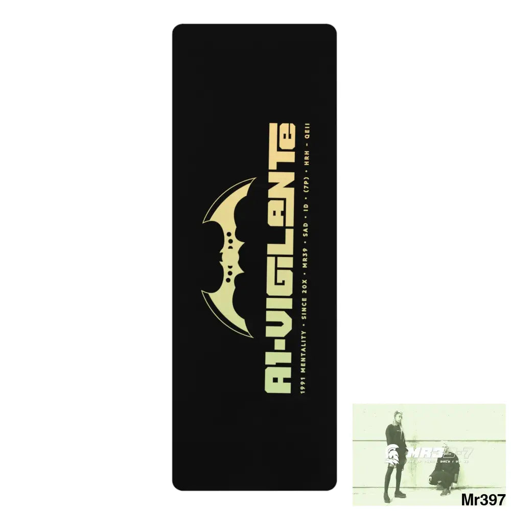 A1-Vigilante Rubber Yoga Mat 24” x 68” Home Decor