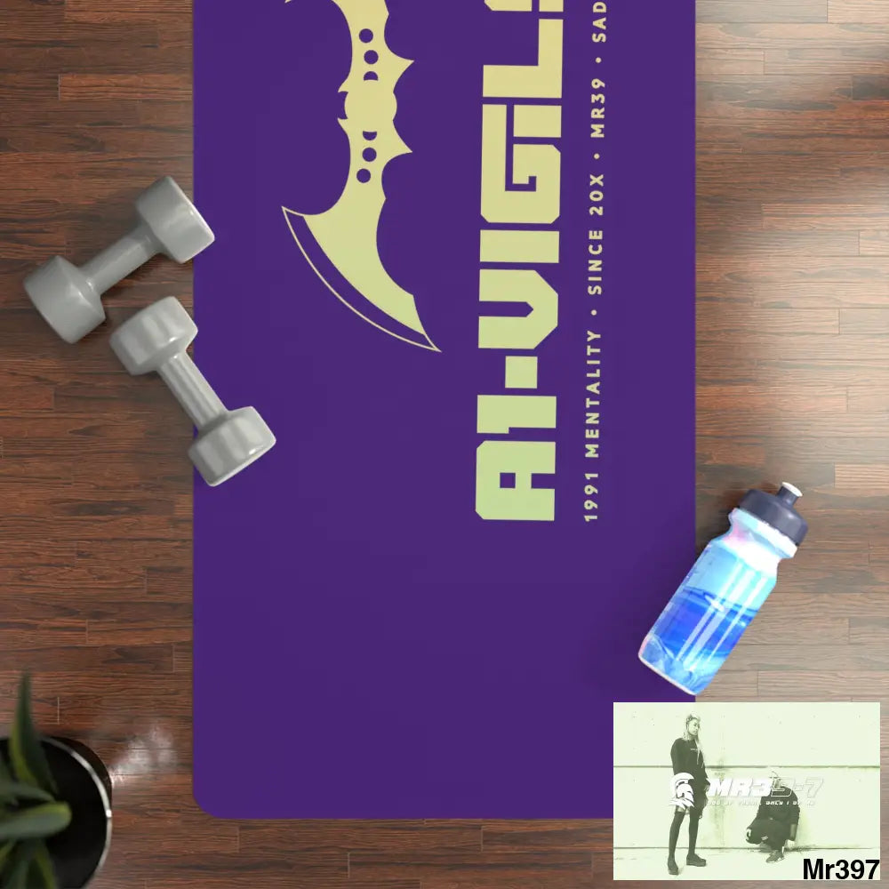 A1-Vigilante Rubber Yoga Mat 24” x 68” Home Decor