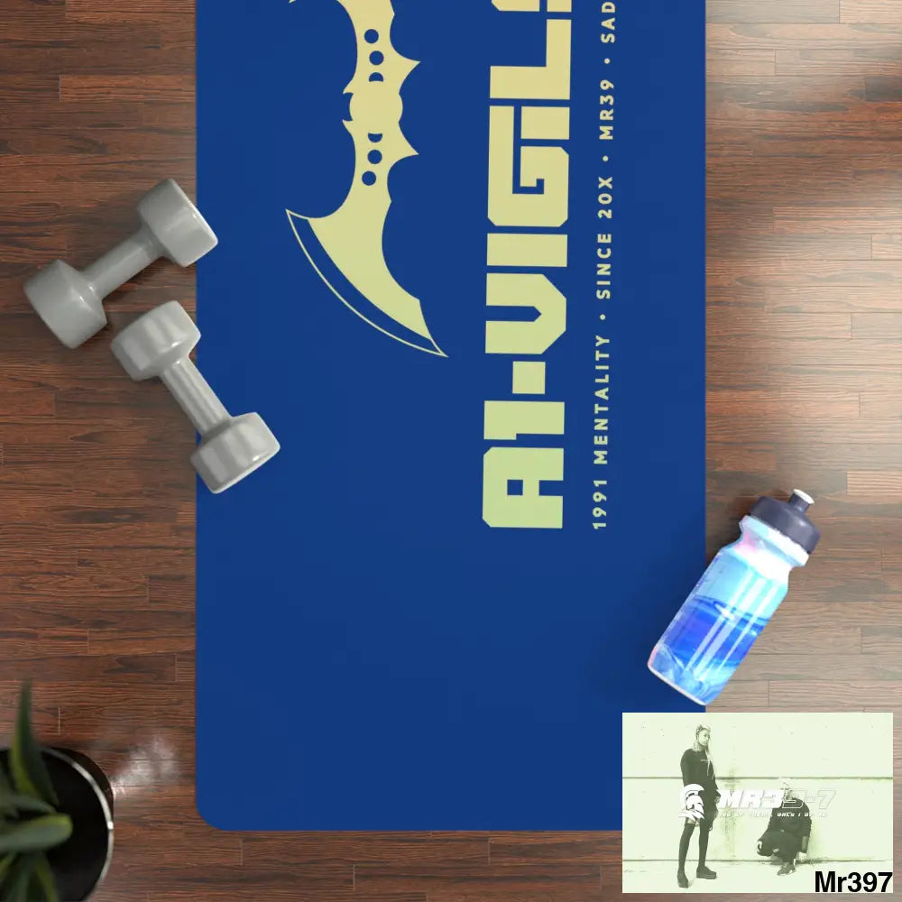 A1-Vigilante Rubber Yoga Mat 24” x 68” Home Decor