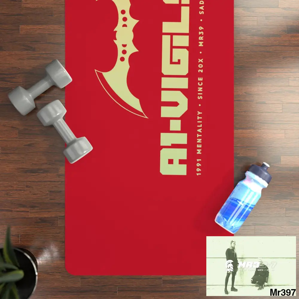 A1-Vigilante Rubber Yoga Mat 24” x 68” Home Decor