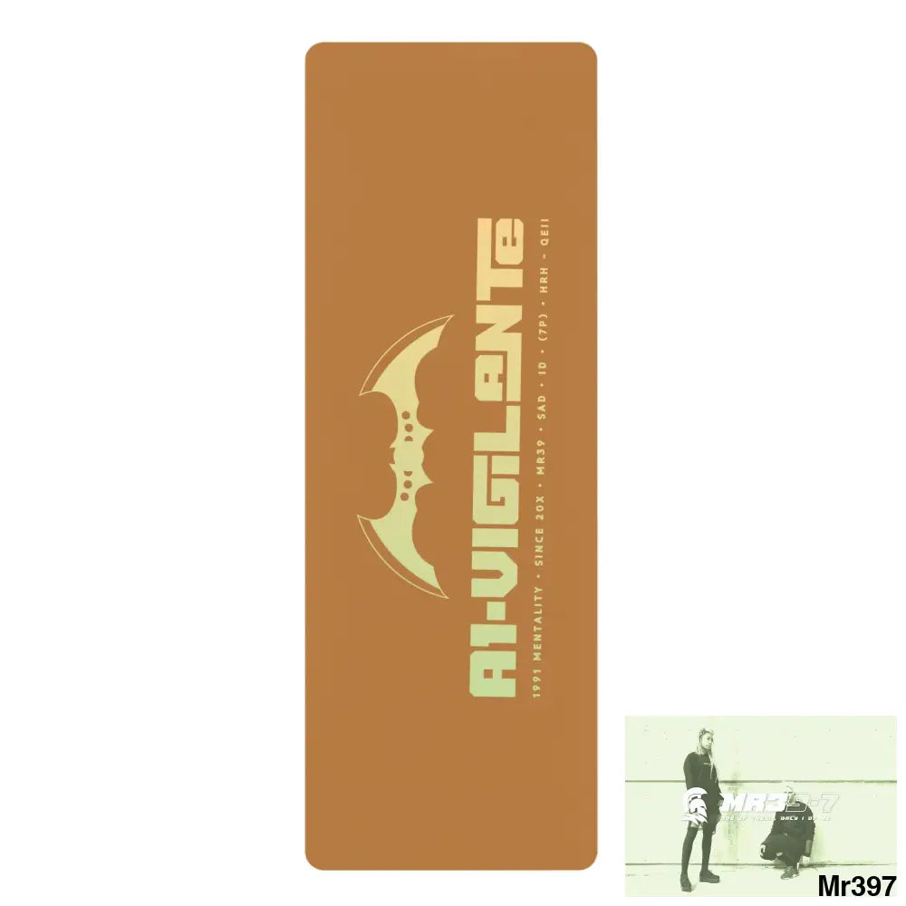 A1-Vigilante Rubber Yoga Mat 24” x 68” Home Decor