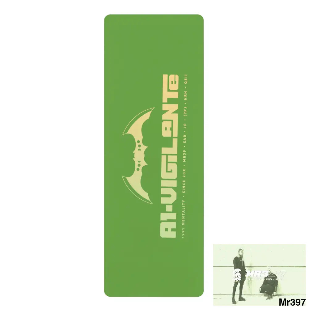 A1-Vigilante Rubber Yoga Mat 24” x 68” Home Decor