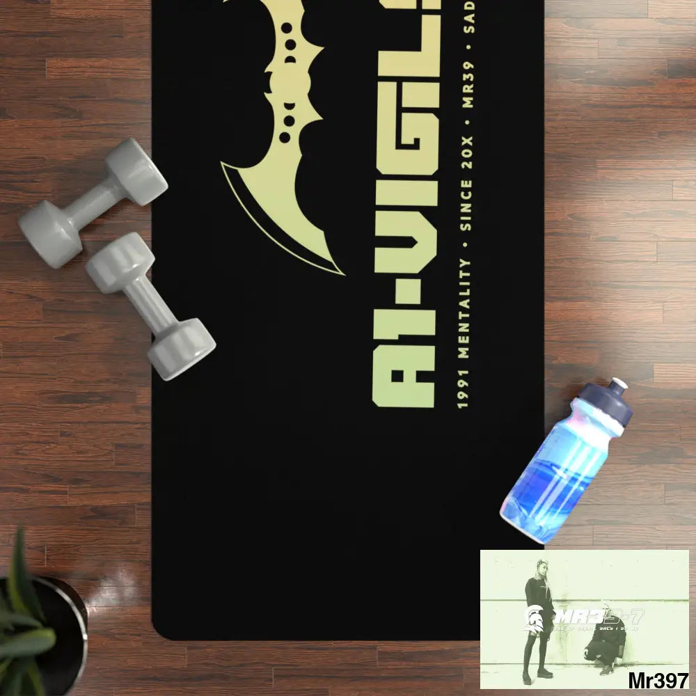 A1-Vigilante Rubber Yoga Mat 24” x 68” Home Decor