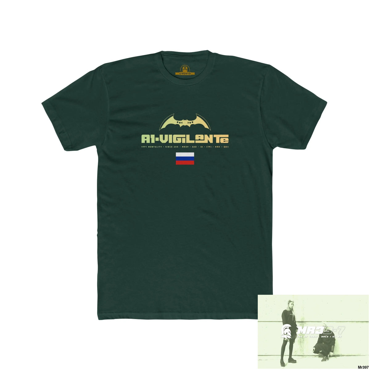 A1-Vigilante (Russian Mentality from ?) My Life My Deaths 2001-2024 Their Plans,failed.Tactical GB Men’s Cotton Crew