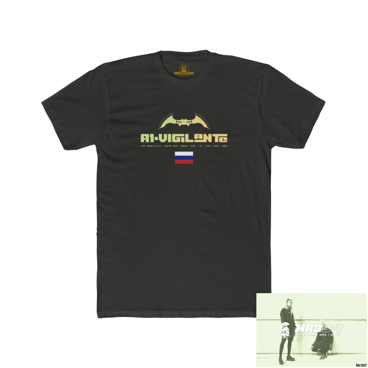 A1-Vigilante (Russian Mentality from ?) My Life My Deaths 2001-2024 Their Plans,failed.Tactical GB Men’s Cotton Crew
