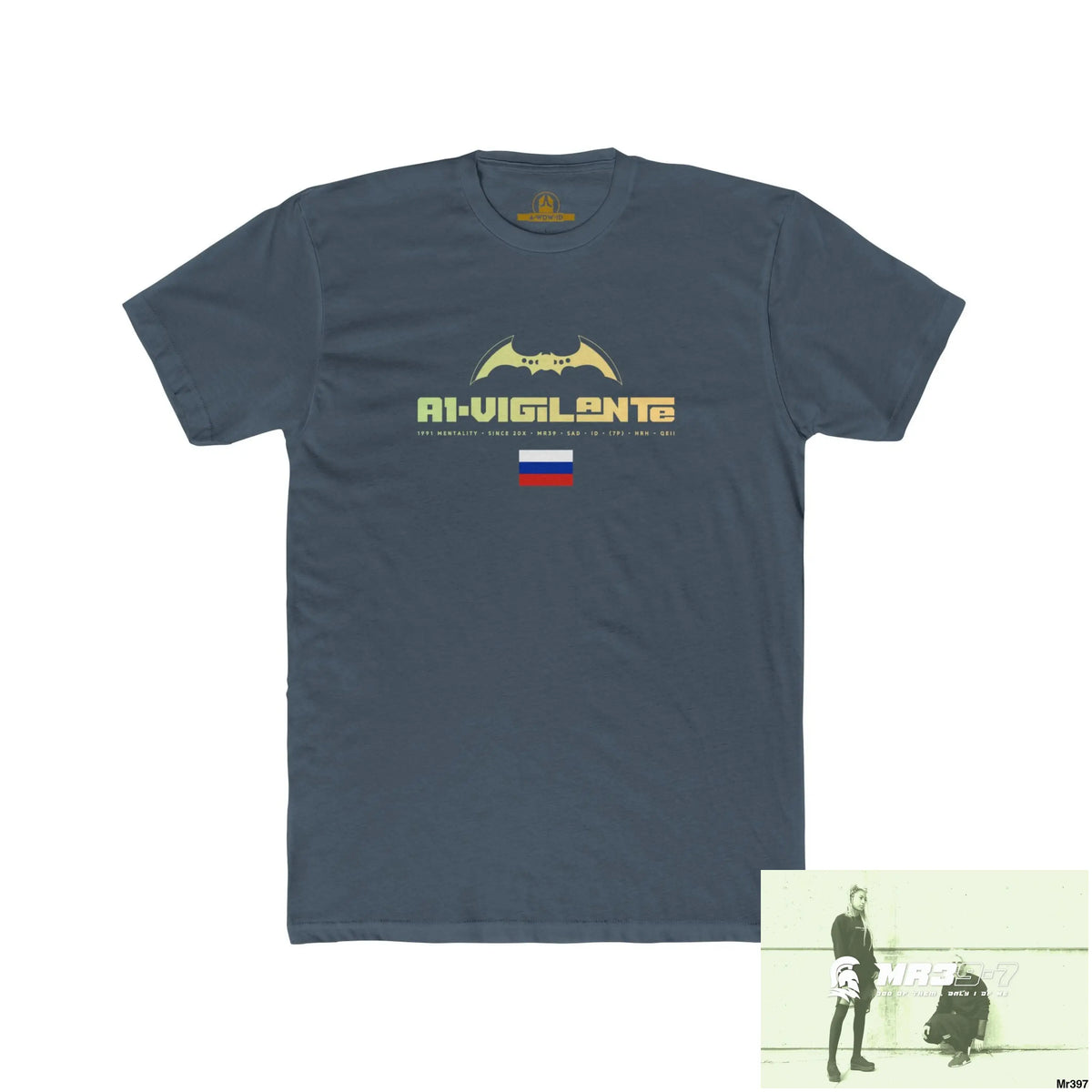 A1-Vigilante (Russian Mentality from ?) My Life My Deaths 2001-2024 Their Plans,failed.Tactical GB Men’s Cotton Crew