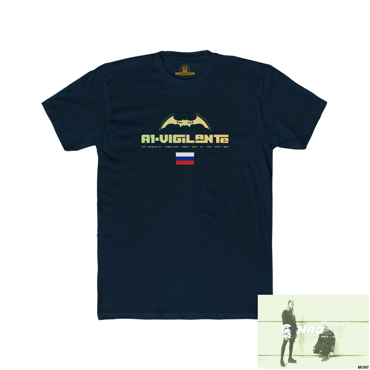 A1-Vigilante (Russian Mentality from ?) My Life My Deaths 2001-2024 Their Plans,failed.Tactical GB Men’s Cotton Crew