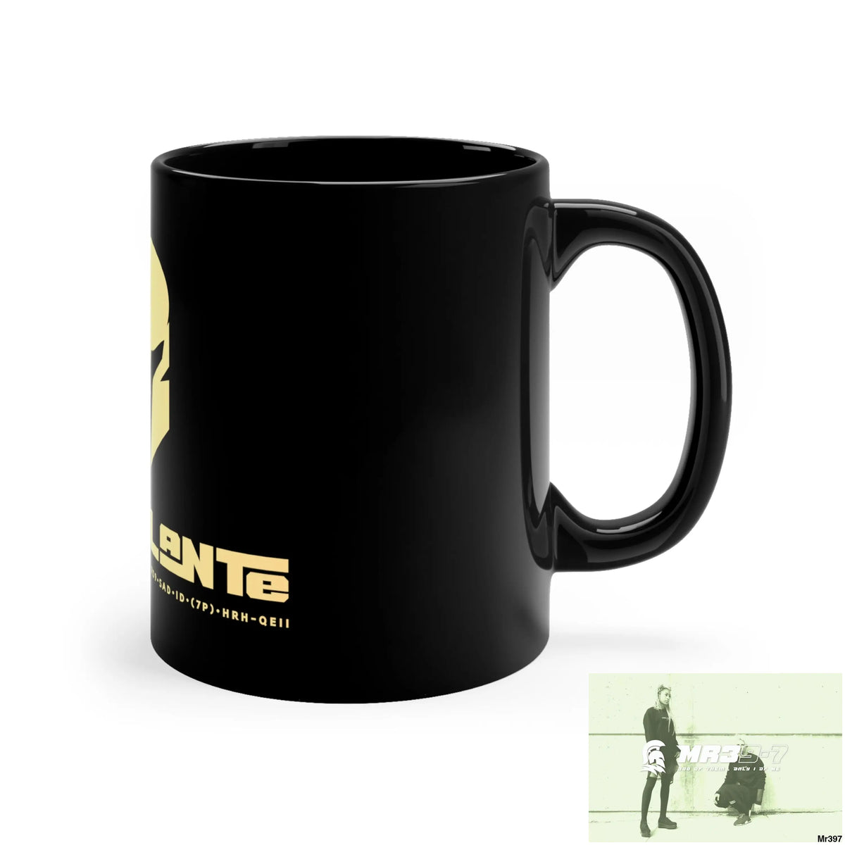A1-Vigilante Sparta 11oz Black Mug 11oz Mug