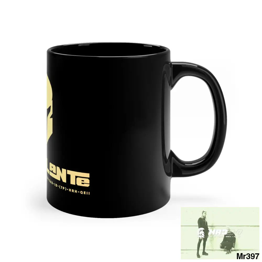 A1-Vigilante Sparta 11oz Black Mug 11oz Mug