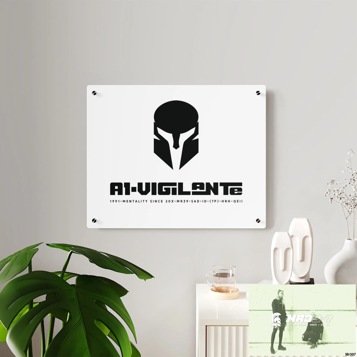 A1-Vigilante Sparta Acrylic Wall Art Panels Home Decor
