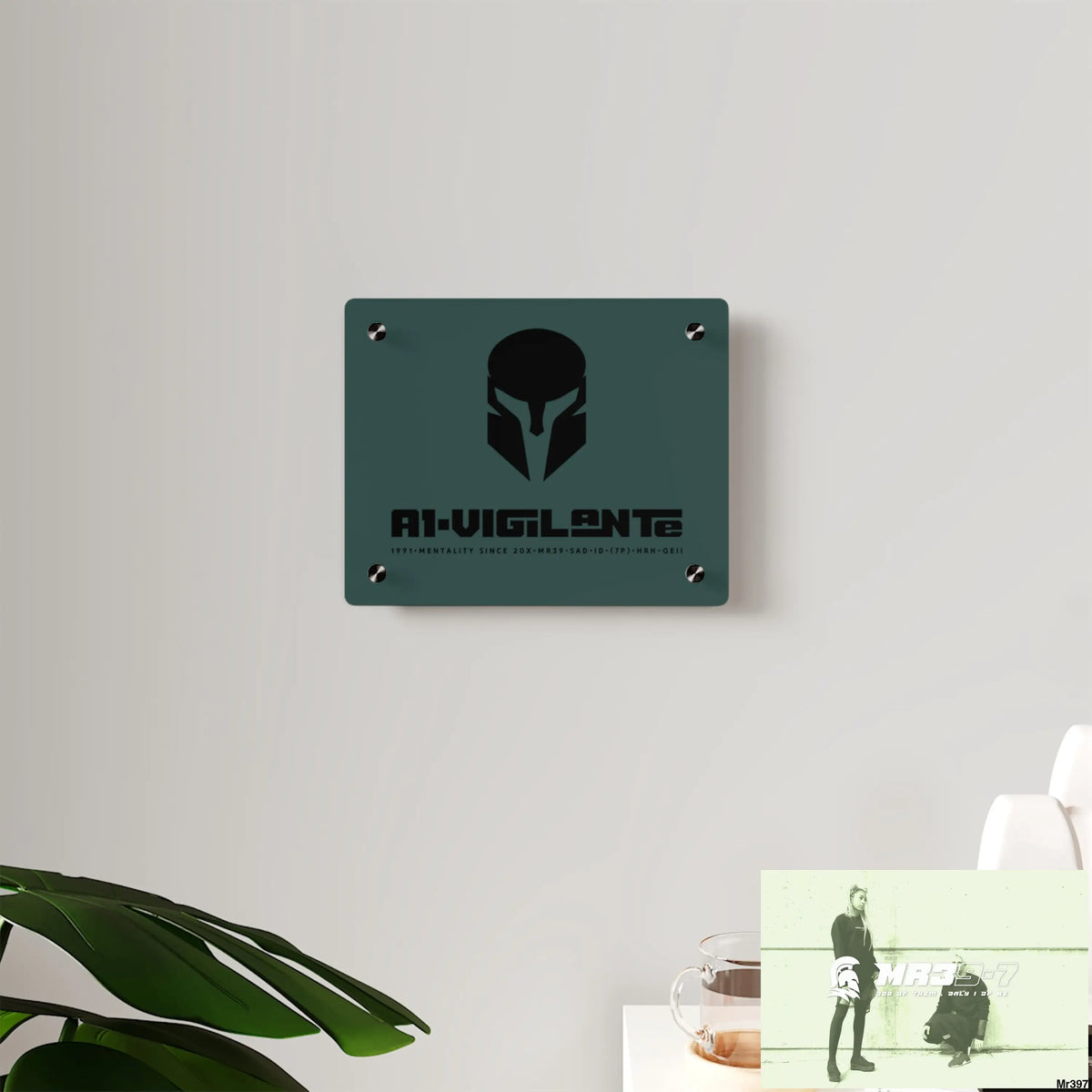 A1-Vigilante Sparta Acrylic Wall Art Panels Home Decor