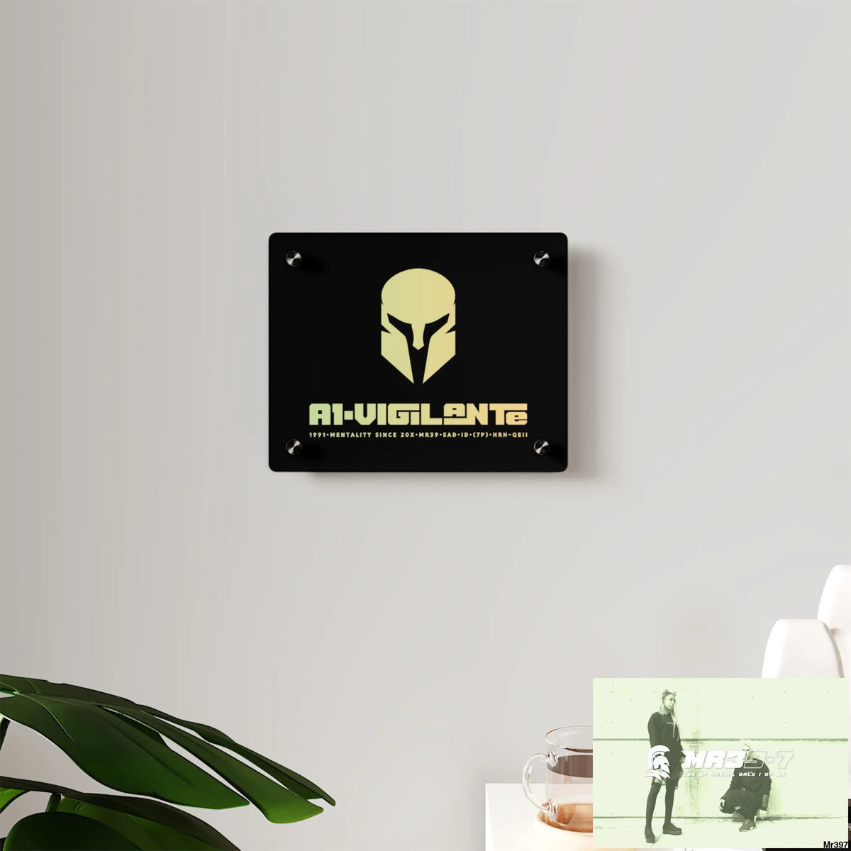 A1-Vigilante -Sparta Sparta Acrylic Wall Art Panels Home Decor