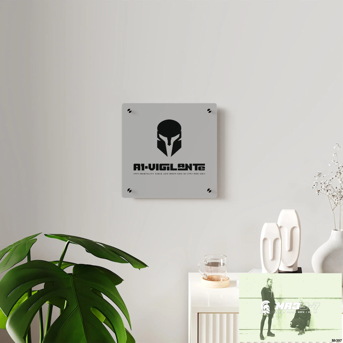 A1-Vigilante Sparta Acrylic Wall Art Panels Home Decor