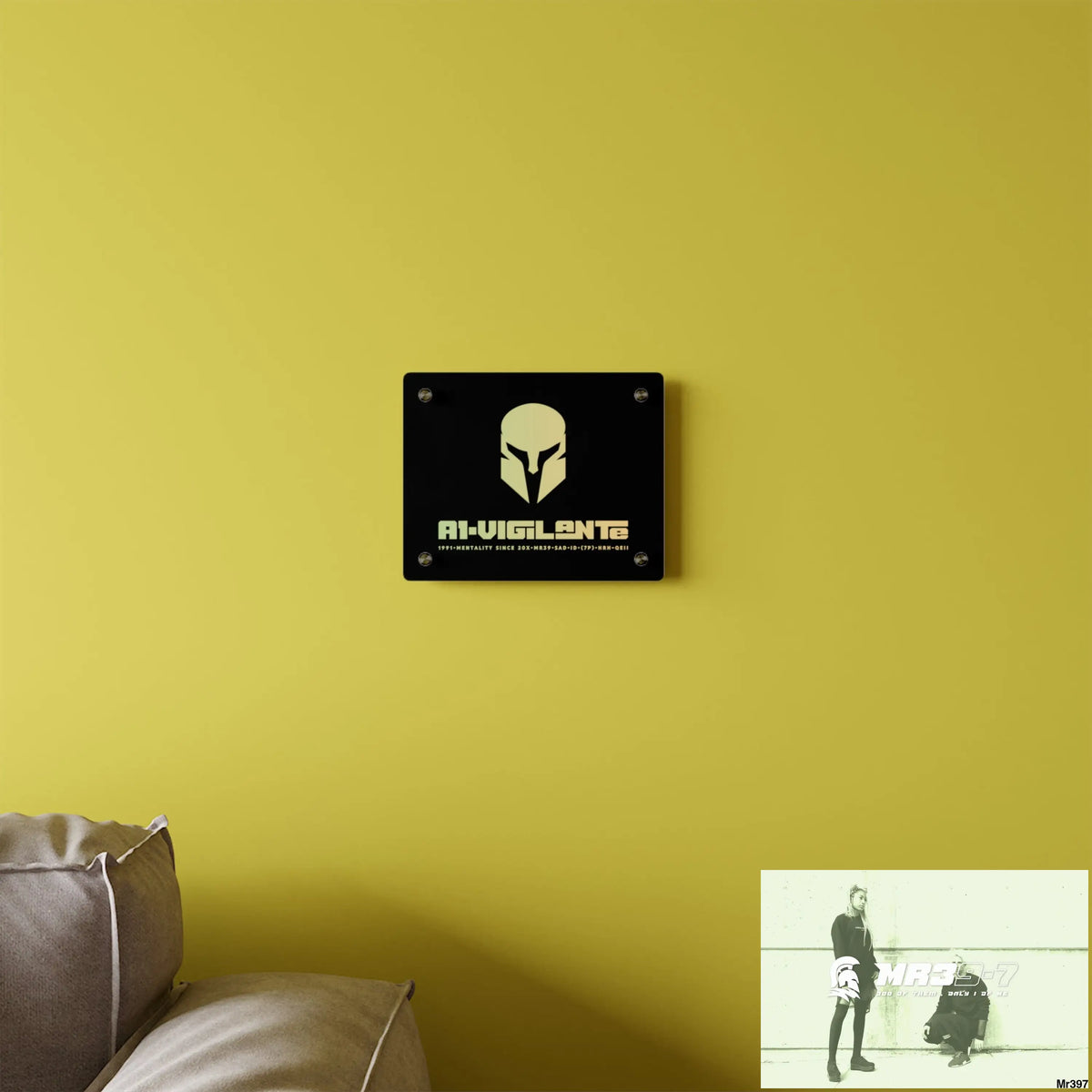 A1-Vigilante -Sparta Sparta Acrylic Wall Art Panels Home Decor