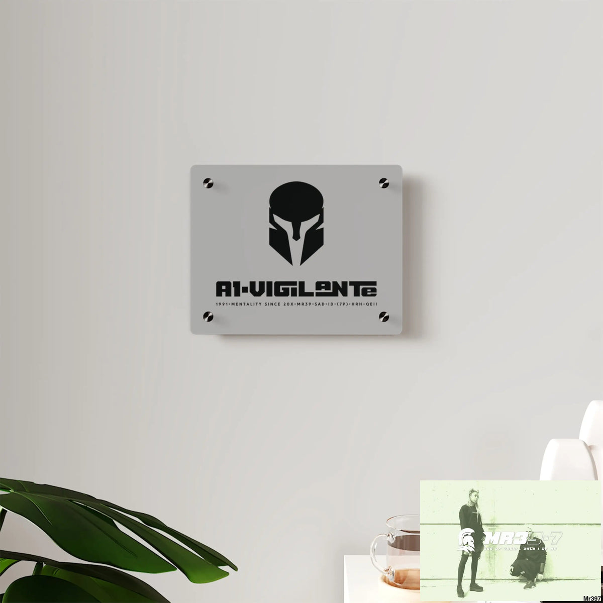 A1-Vigilante Sparta Acrylic Wall Art Panels Home Decor