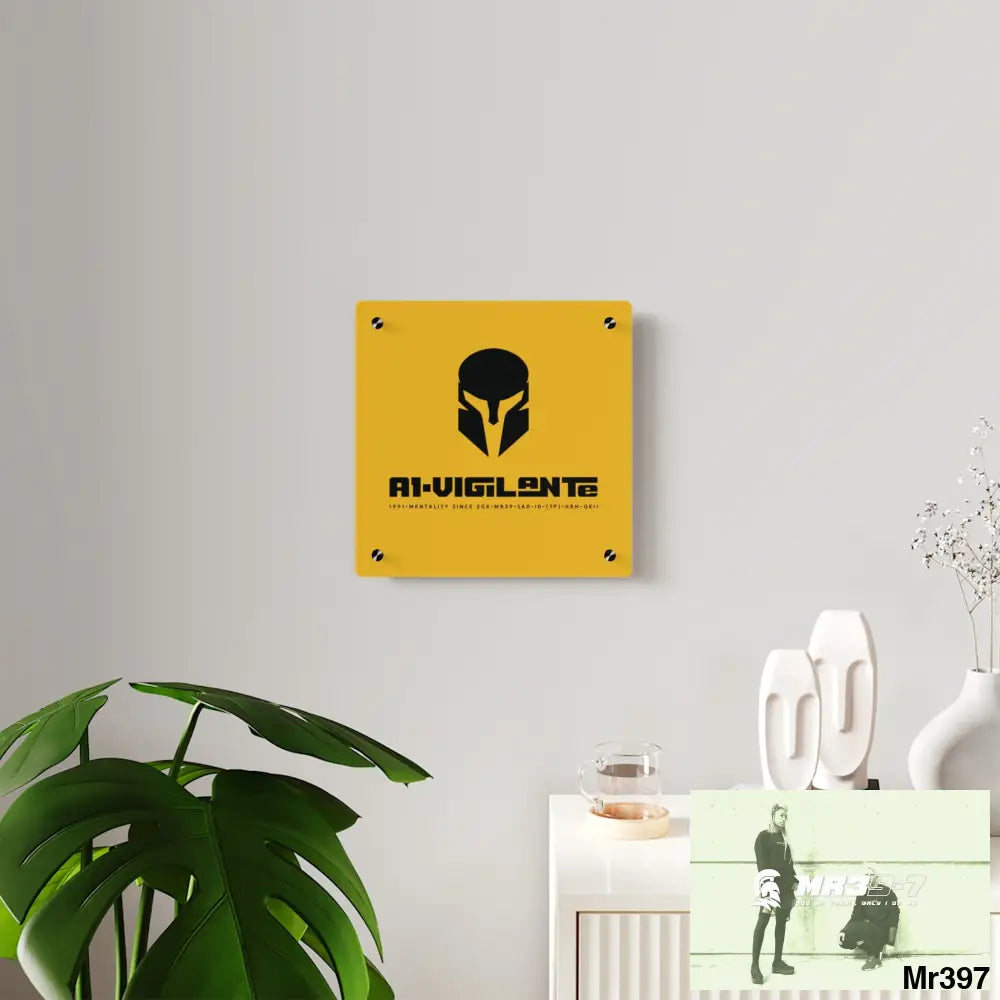 A1-Vigilante Sparta Acrylic Wall Art Panels Home Decor