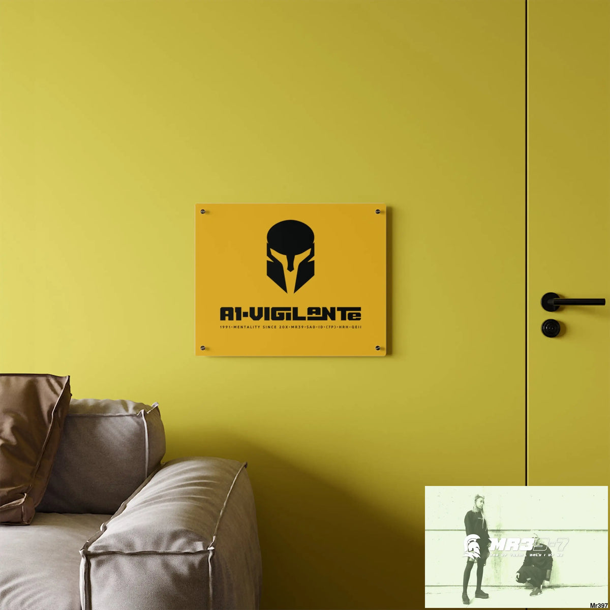 A1-Vigilante Sparta Acrylic Wall Art Panels Home Decor