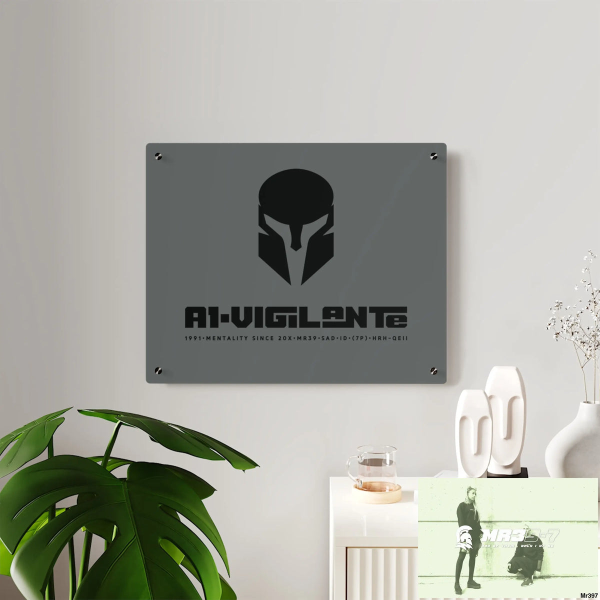 A1-Vigilante Sparta Acrylic Wall Art Panels Home Decor