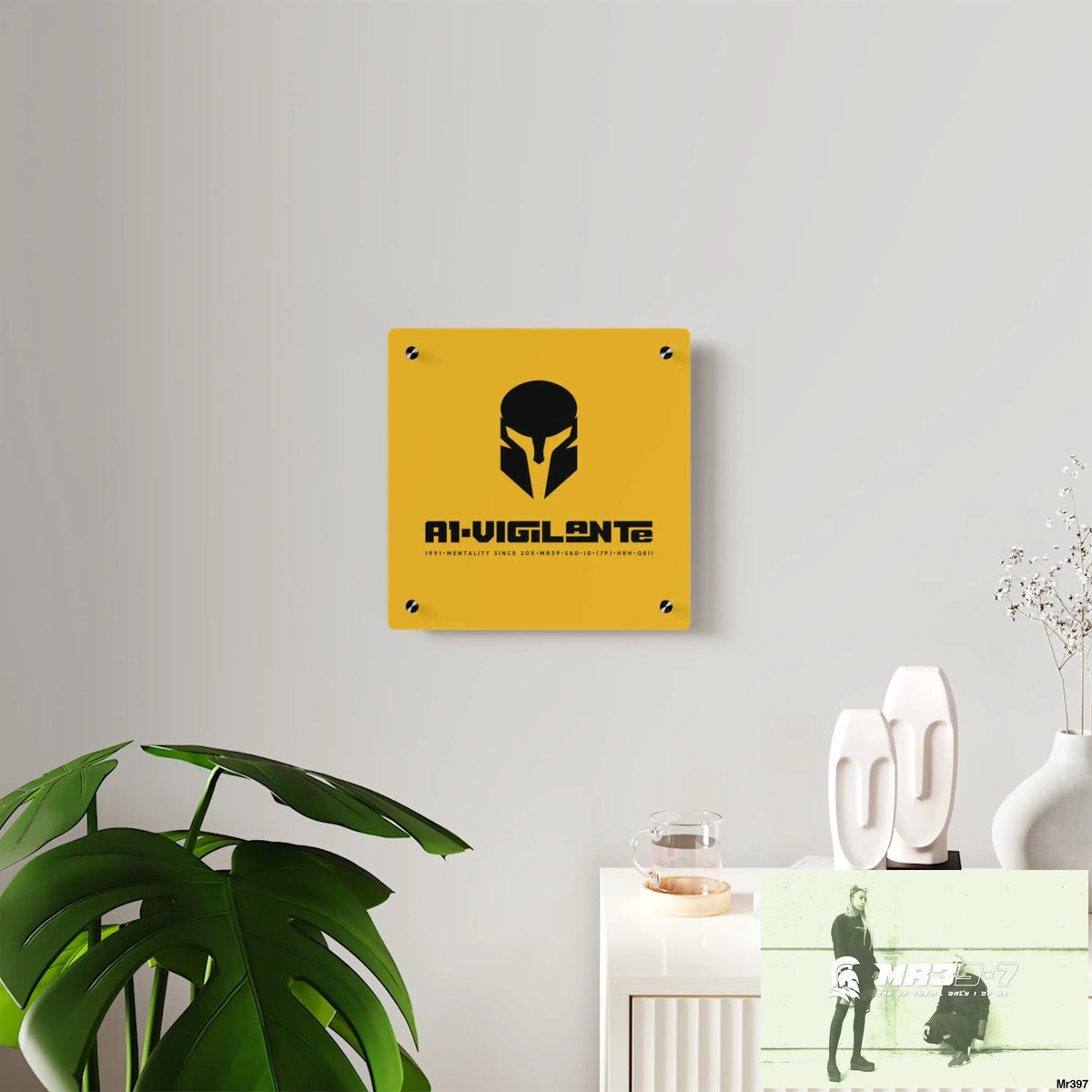 A1-Vigilante Sparta Acrylic Wall Art Panels Home Decor