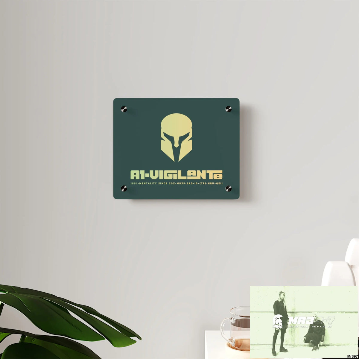 A1-Vigilante Sparta Acrylic Wall Art Panels Home Decor