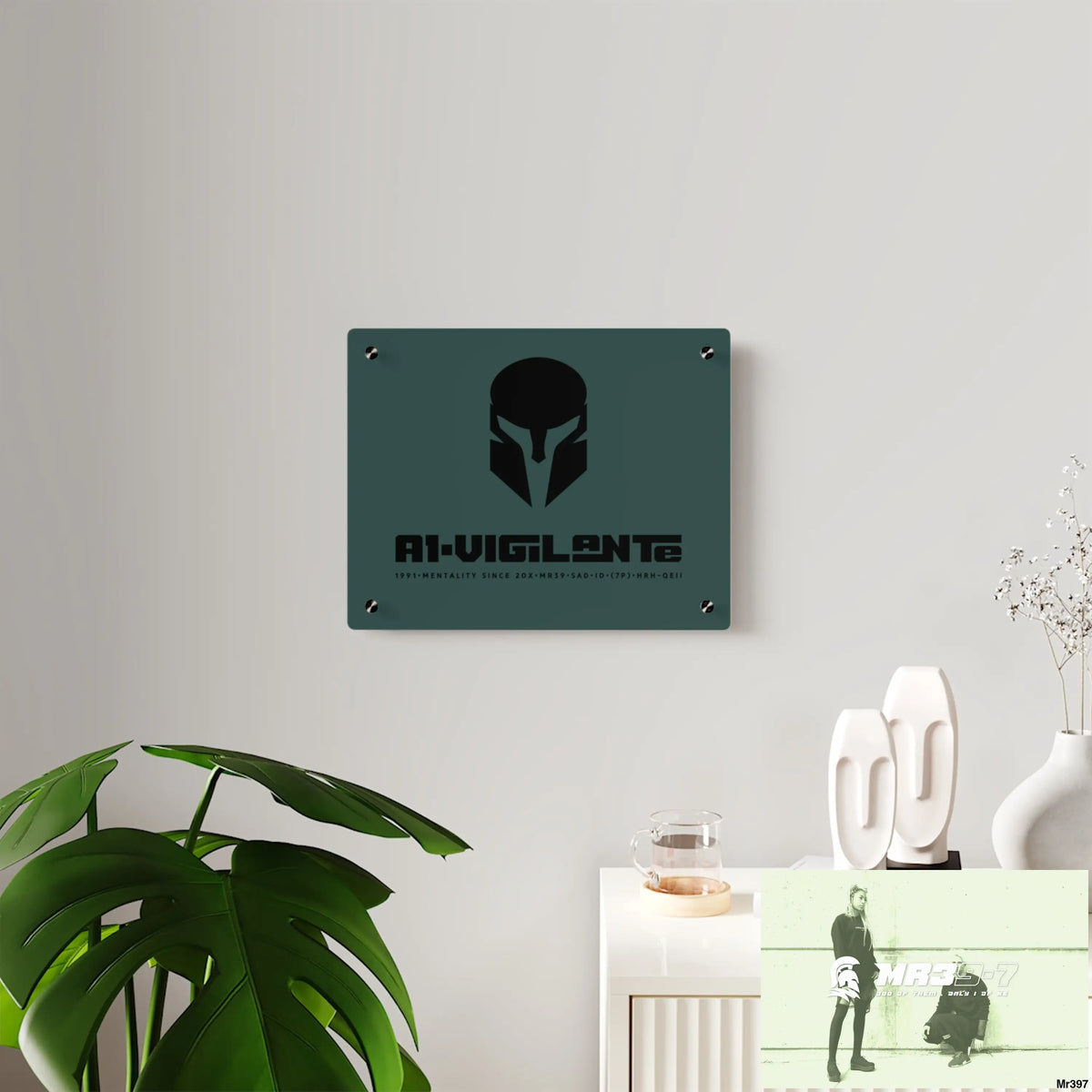 A1-Vigilante Sparta Acrylic Wall Art Panels Home Decor