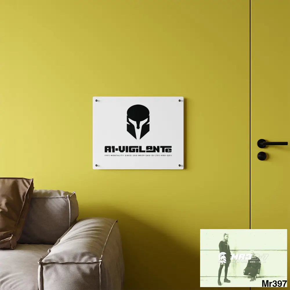 A1-Vigilante Sparta Acrylic Wall Art Panels Home Decor