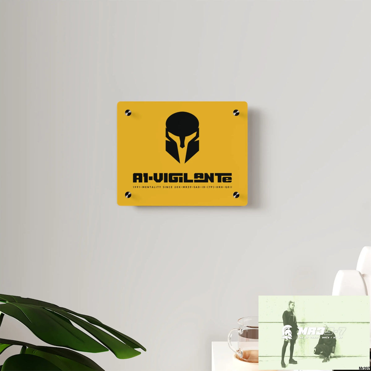 A1-Vigilante Sparta Acrylic Wall Art Panels Home Decor