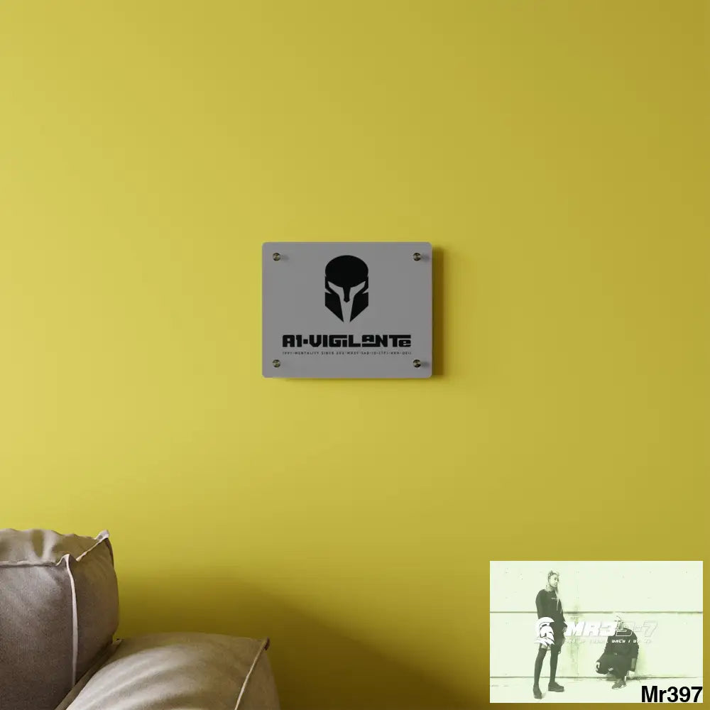 A1-Vigilante Sparta Acrylic Wall Art Panels Home Decor