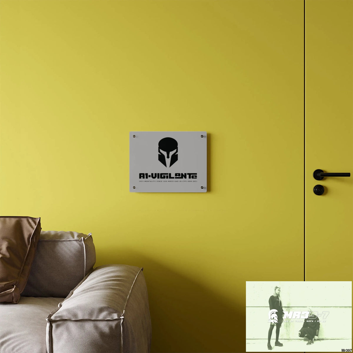A1-Vigilante Sparta Acrylic Wall Art Panels Home Decor