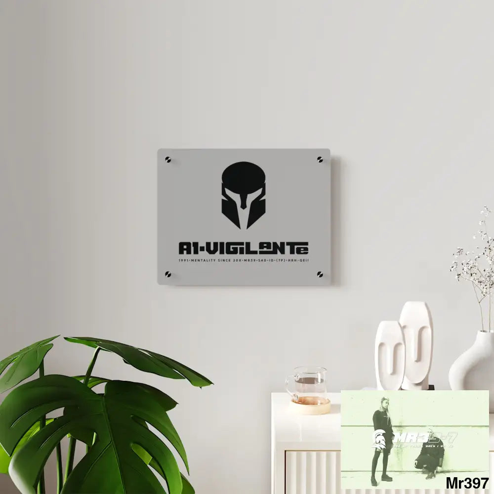 A1-Vigilante Sparta Acrylic Wall Art Panels Home Decor