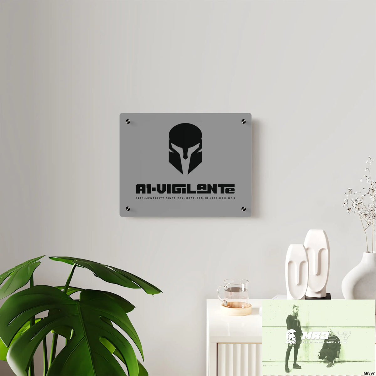A1-Vigilante Sparta Acrylic Wall Art Panels Home Decor