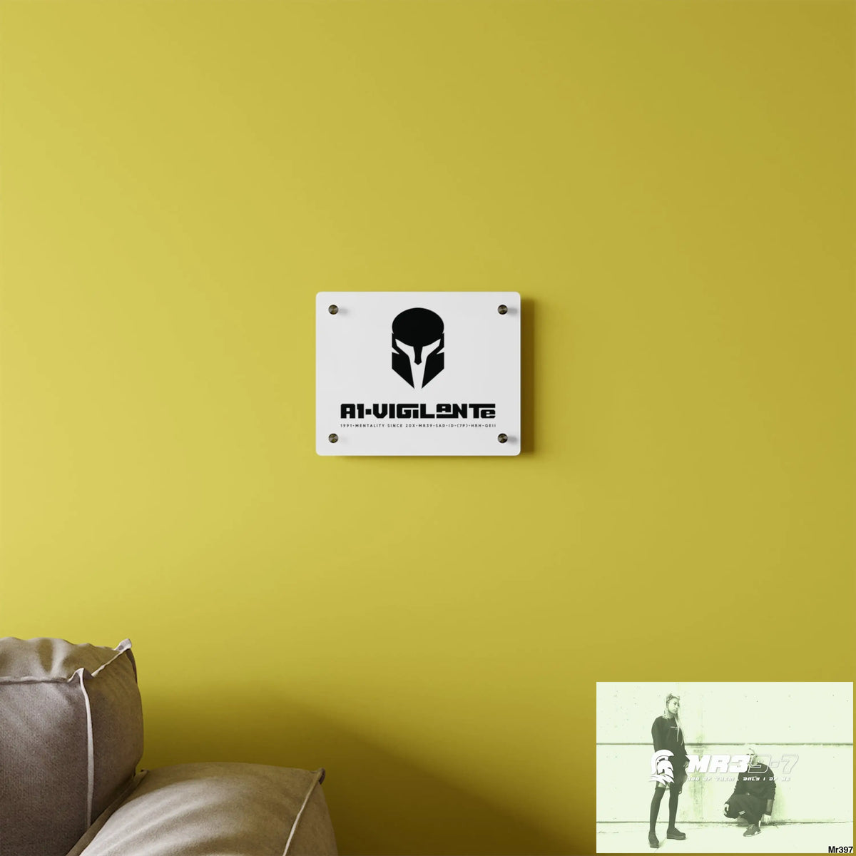 A1-Vigilante Sparta Acrylic Wall Art Panels Home Decor