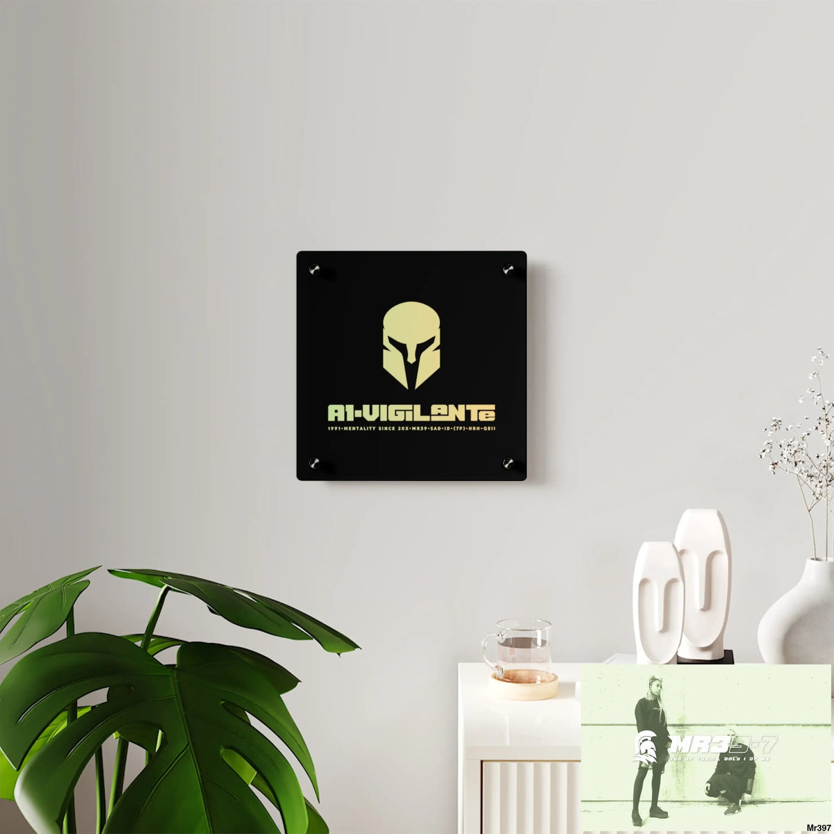 A1-Vigilante -Sparta Sparta Acrylic Wall Art Panels Home Decor