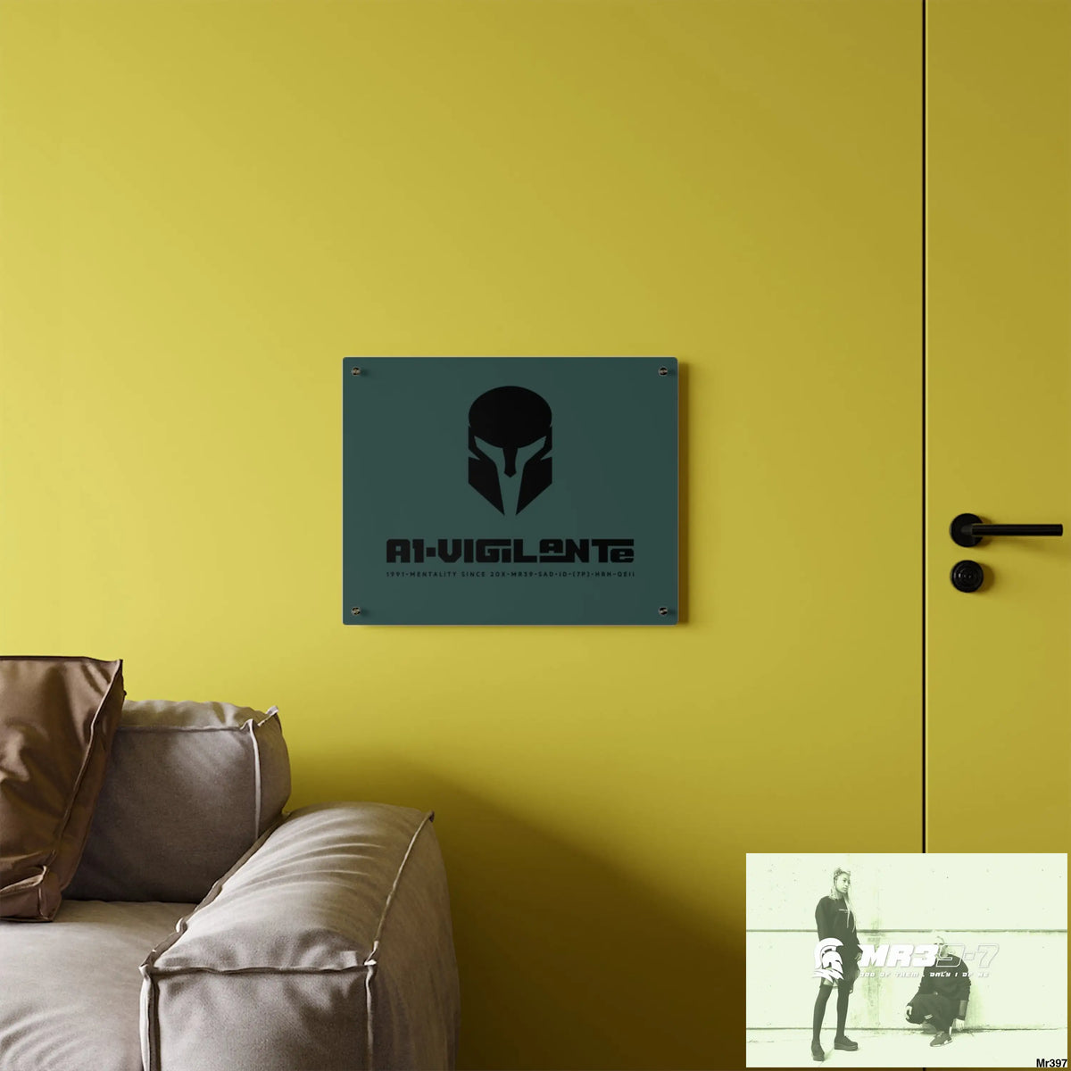 A1-Vigilante Sparta Acrylic Wall Art Panels Home Decor