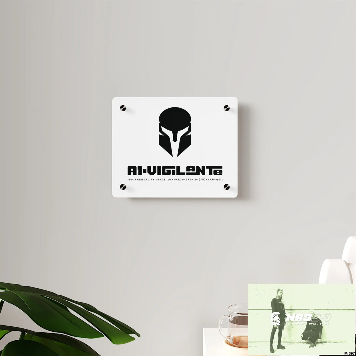 A1-Vigilante Sparta Acrylic Wall Art Panels Home Decor