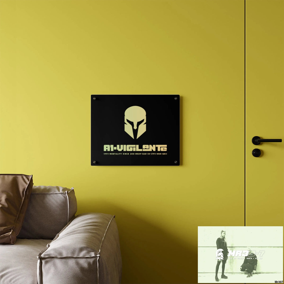 A1-Vigilante -Sparta Sparta Acrylic Wall Art Panels Home Decor