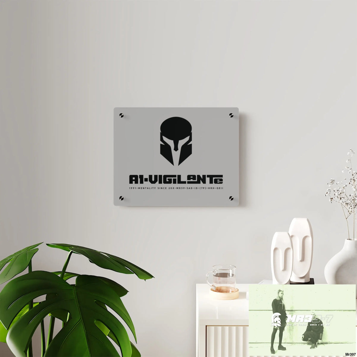 A1-Vigilante Sparta Acrylic Wall Art Panels Home Decor