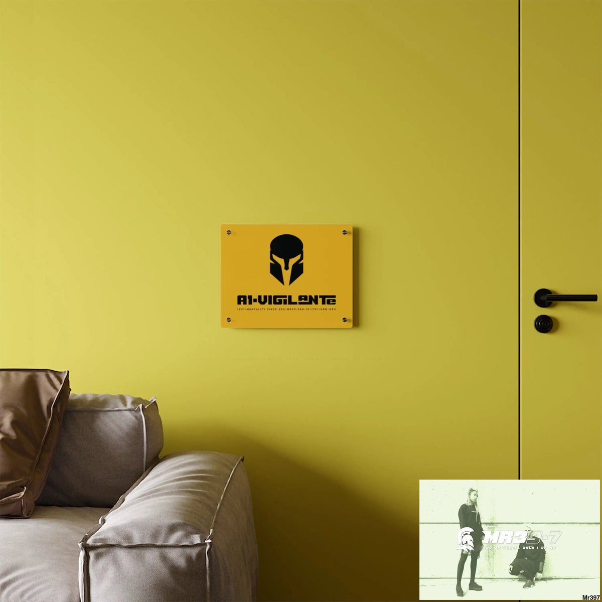 A1-Vigilante Sparta Acrylic Wall Art Panels Home Decor