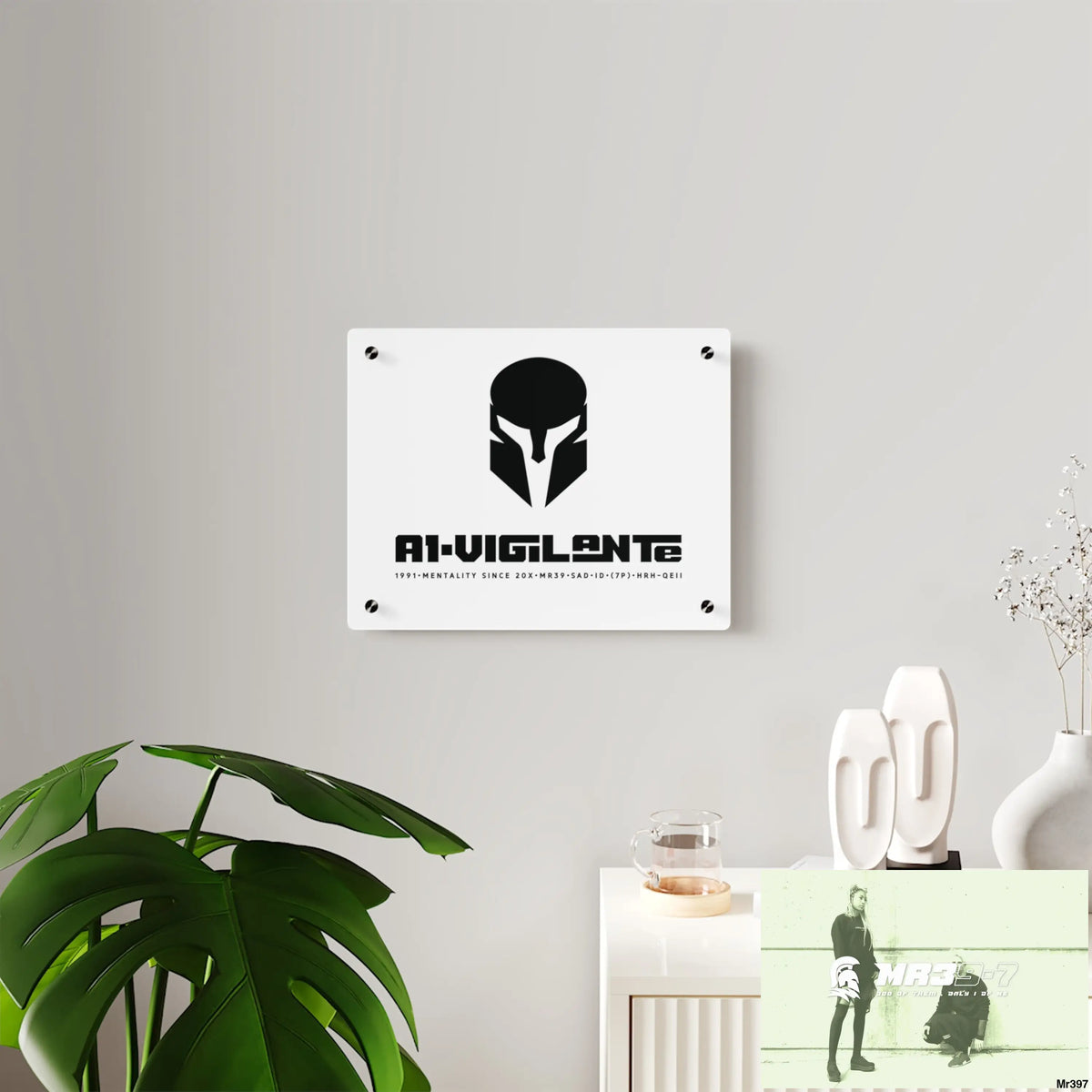 A1-Vigilante Sparta Acrylic Wall Art Panels Home Decor