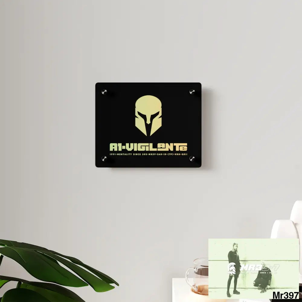 A1-Vigilante -Sparta Sparta Acrylic Wall Art Panels Home Decor