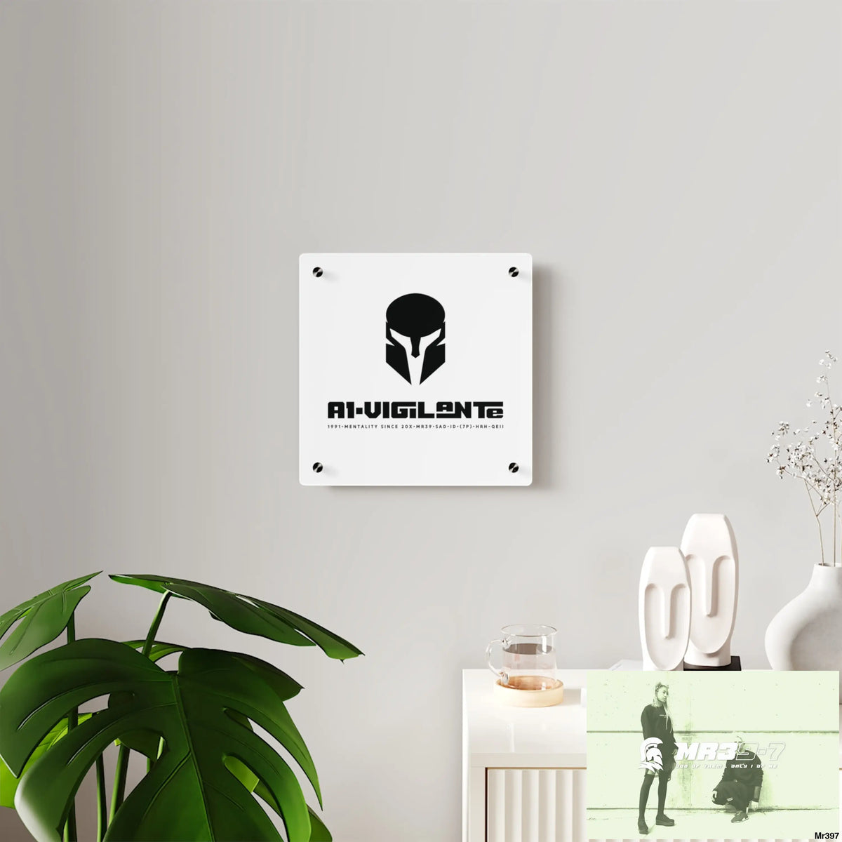 A1-Vigilante Sparta Acrylic Wall Art Panels Home Decor