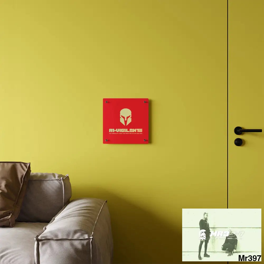 A1-Vigilante -Sparta Sparta Acrylic Wall Art Panels Home Decor