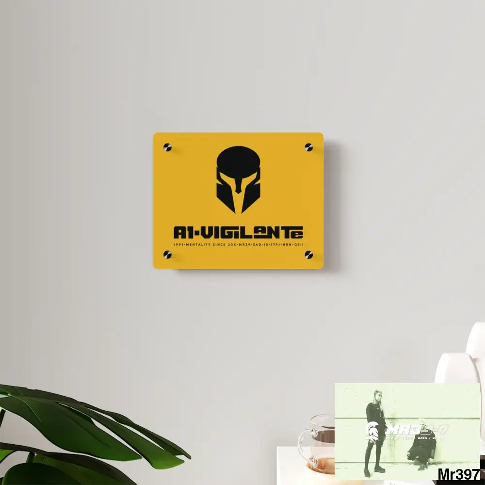 A1-Vigilante Sparta Acrylic Wall Art Panels Home Decor