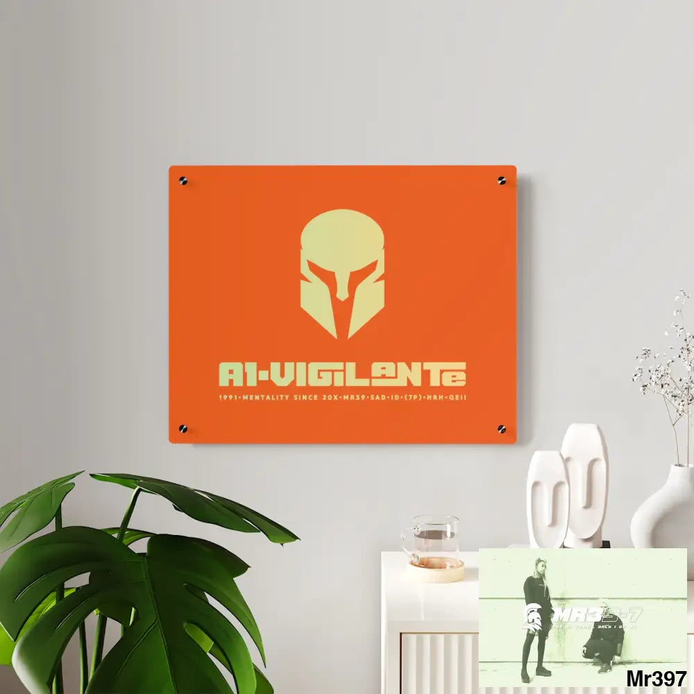 A1-Vigilante -Sparta Sparta Acrylic Wall Art Panels Home Decor