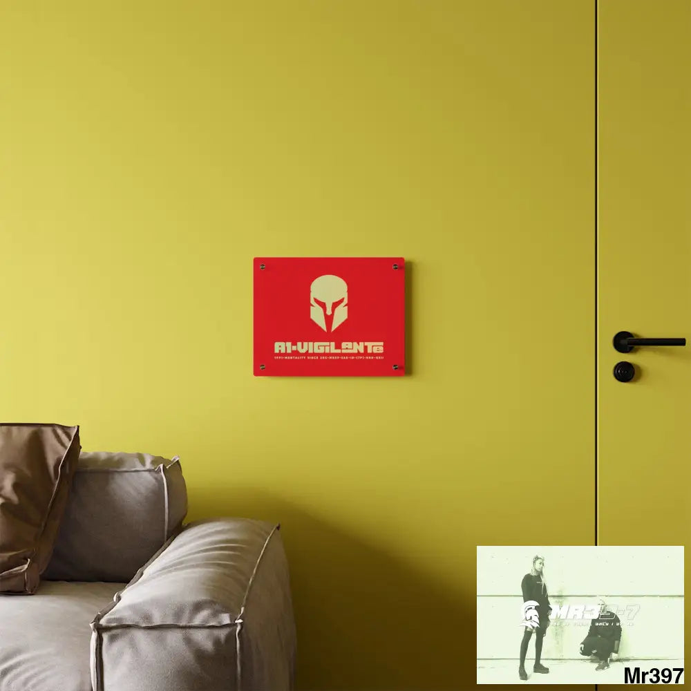 A1-Vigilante -Sparta Sparta Acrylic Wall Art Panels Home Decor