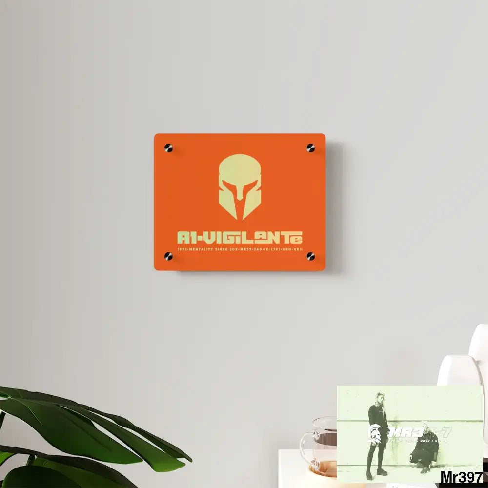 A1-Vigilante -Sparta Sparta Acrylic Wall Art Panels Home Decor