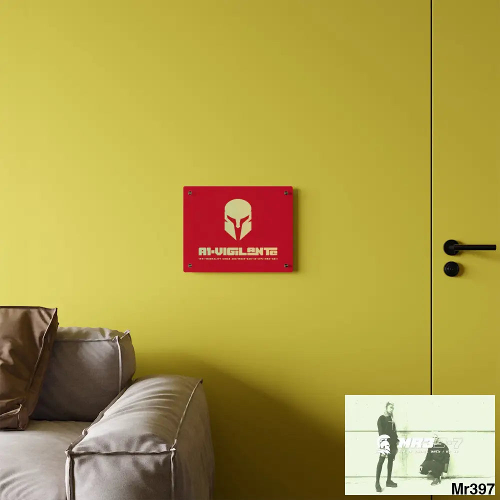 A1-Vigilante -Sparta Sparta Acrylic Wall Art Panels Home Decor