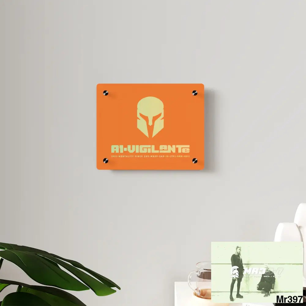 A1-Vigilante -Sparta Sparta Acrylic Wall Art Panels Home Decor